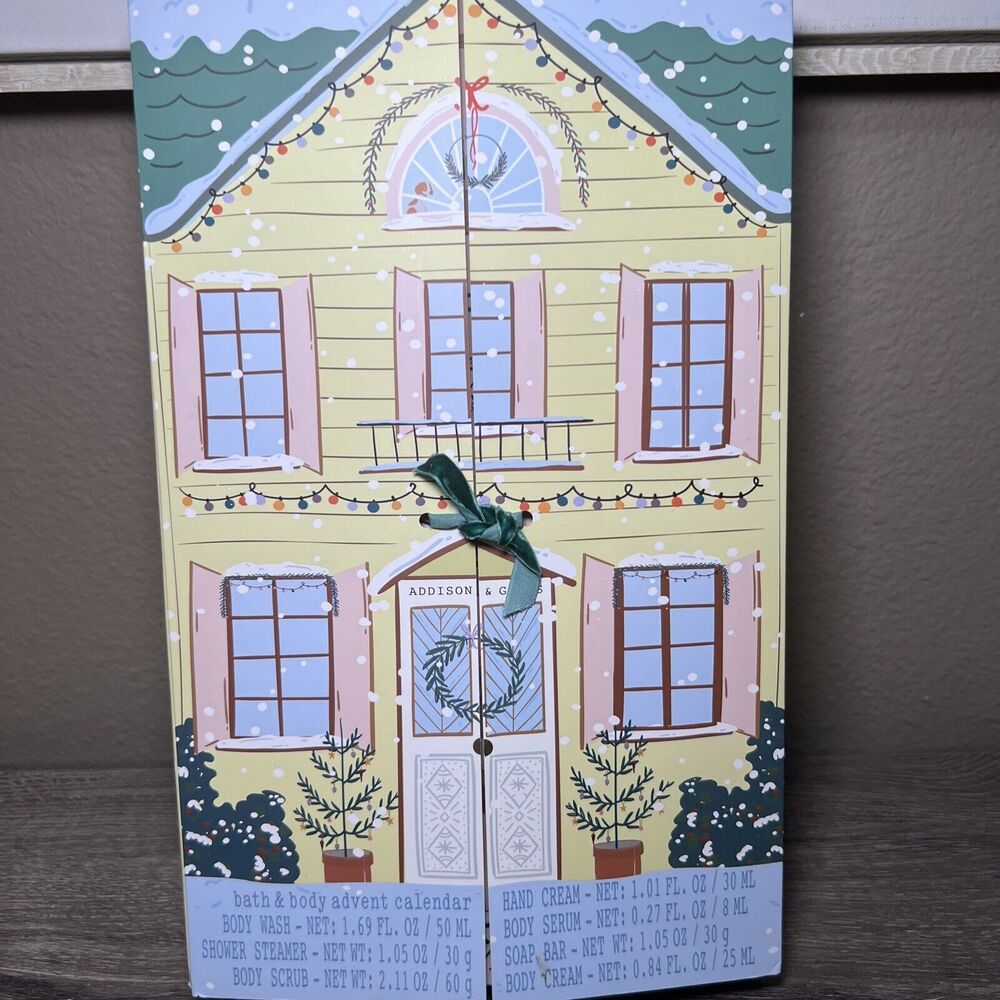 Addison & Gates Body Care Gift Sampler Set 7 Days Champaign Grapefruit NEW